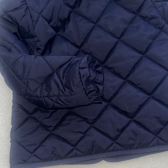 JANIE AND JACK The Quilted Ruffle Collar Jacket - Picture 8 of 8